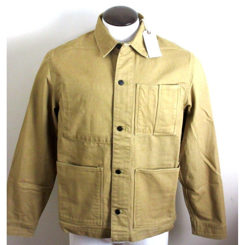 OOBE Brand Men's Canvas Cotton Chore Coat Classic Buckwheat Brown NWT